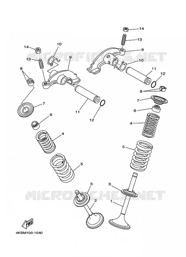 SOUPAPE Yamaha QUAD 350 2007 RAPTOR  YFM350