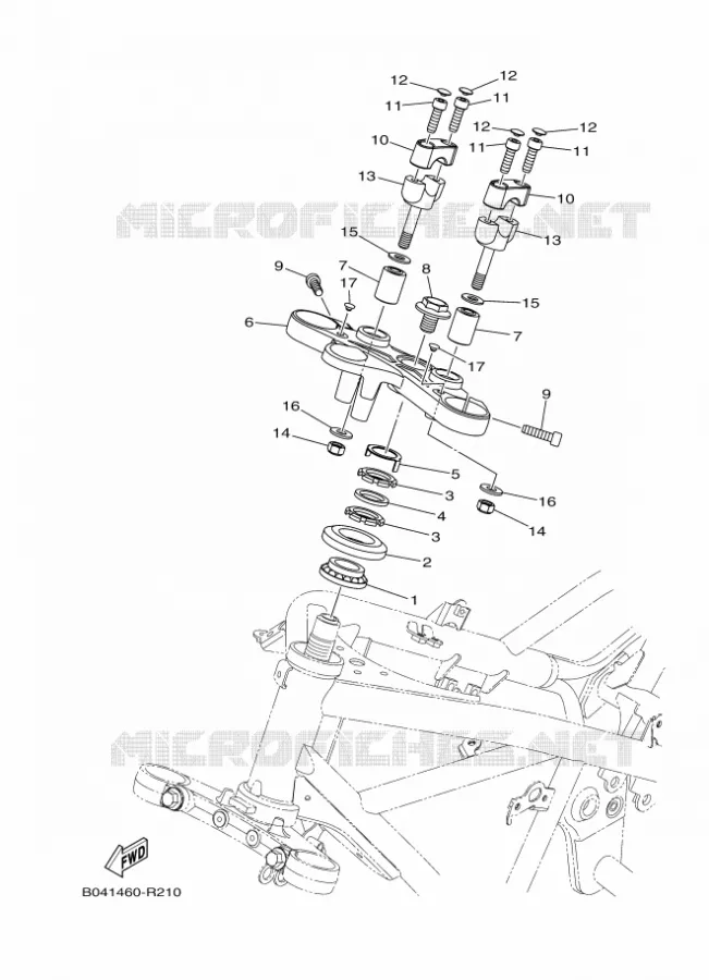 DIRECTION Yamaha MOTO 300 2016 MT  MTN320-A