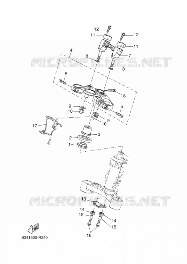 DIRECTION Yamaha MOTO 690 2017 XSR  MTM690