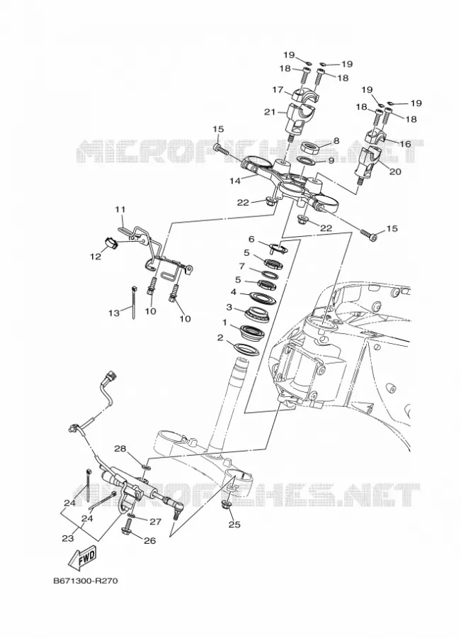 DIRECTION Yamaha MOTO 1000 2016 MT  MTN1000