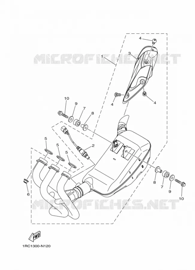 ECHAPPEMENT Yamaha MOTO 900 2016 MT  MT09