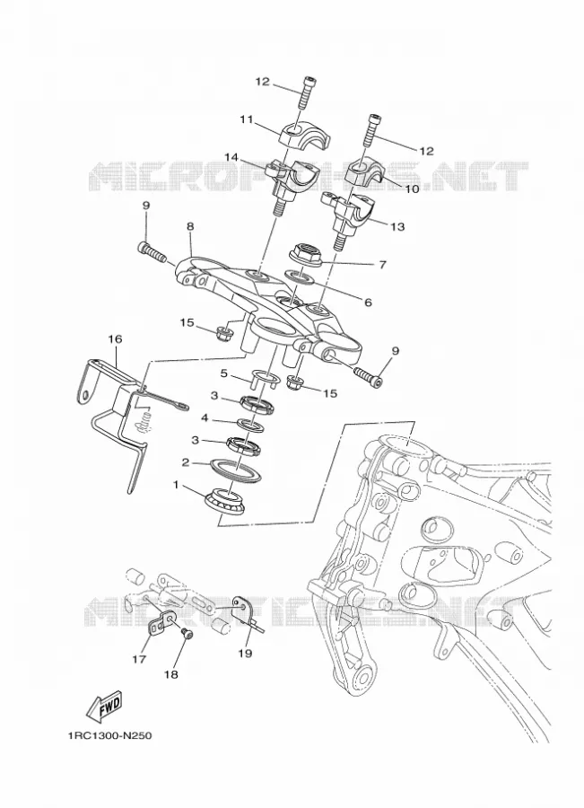 DIRECTION Yamaha MOTO 900 2016 MT  MT09