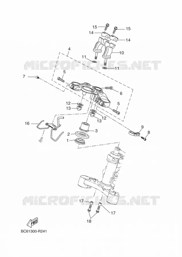 DIRECTION Yamaha MOTO 690 2016 MT  MTT690-U