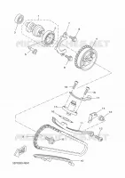 ARBRE A CAMES / CHAINE DE DISTRIBUTION pour Yamaha MT 125 ABS de 2016