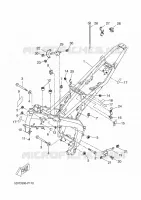 CADRE pour Yamaha MT 125 ABS de 2016