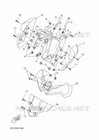 CARENAGES 2 pour Yamaha MT 125 ABS de 2016