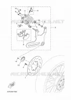 ETRIER DE FREIN ARRIERE pour Yamaha MT 125 ABS de 2016