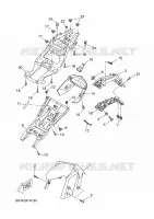 GARDE BOUE pour Yamaha MT 125 ABS de 2016