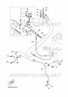 MAITRE CYLINDRE DE FREIN AVANT pour Yamaha MT 125 ABS de 2016