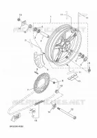 ROUE ARRIERE pour Yamaha MT 125 ABS de 2016