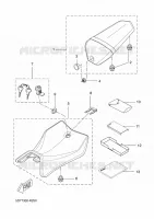 SELLE pour Yamaha MT 125 ABS de 2016