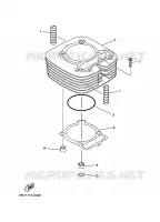 CYLINDRE pour Yamaha YFM350FWA de 2008