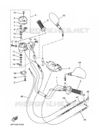 GUIDON ET CABLES pour Yamaha GRIZZLY 350 4x4 HOMOLOGATED de 2010