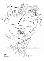 PARTIE ELECTRIQUE 3 pour Yamaha XJ6NA de 2013