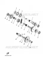 TRANSMISSION pour Yamaha YFM350FWA de 2008