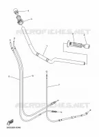 GUIDON ET CABLES pour Yamaha DIVERSION 600 F ABS de 2016