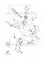 MAITRE CYLINDRE DE FREIN AVANT pour Yamaha MT-07 de 2016