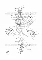 RESERVOIR A ESSENCE pour Yamaha MT-07 de 2016