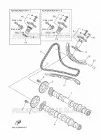 ARBRE A CAMES / CHAINE DE DISTRIBUTION pour Yamaha MT-09 TRACER ABS de 2016
