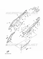 COUVERCLE LATERAL pour Yamaha MT-09 TRACER ABS de 2016