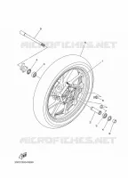 ROUE AVANT pour Yamaha MT-09 TRACER ABS de 2016