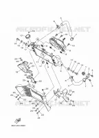 RADIATEUR / DURITES pour Yamaha MT-03 ABS RACE BLU de 2016