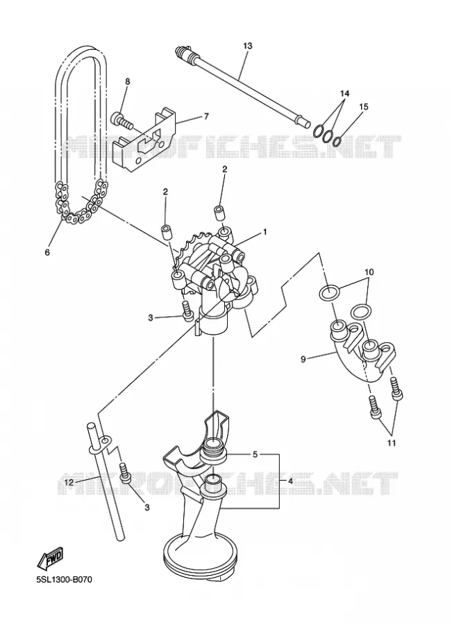 POMPE A HUILE Yamaha MOTO 600 2016 XJ6  XJ6N