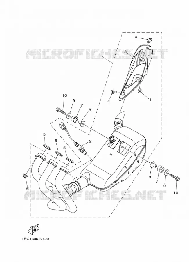 ECHAPPEMENT Yamaha MOTO 900 2016 MT  MT09