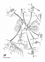 PARTIE ELECTRIQUE 1 pour Yamaha DIVERSION 600 F de 2016