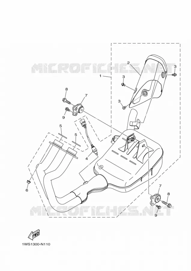 ECHAPPEMENT Yamaha MOTO 700 2017 MT  MT07A