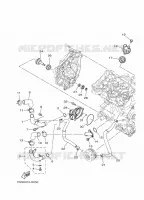 POMPE A EAU / DURITES pour Yamaha MT-07 ABS de 2017