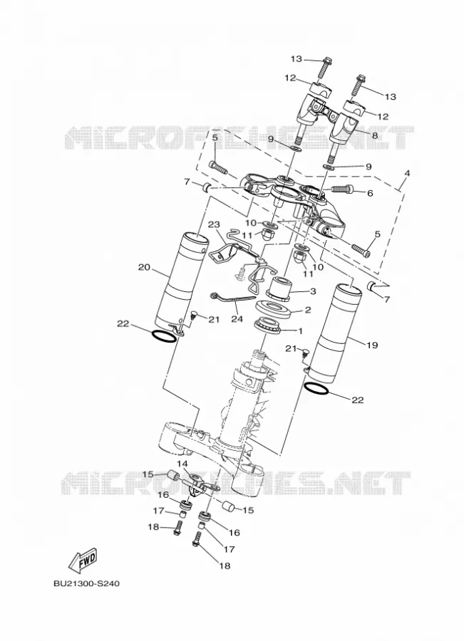 DIRECTION Yamaha MOTO 700 2017 MT  MT07A