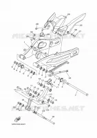 BRAS ARRIERE pour Yamaha MT-07 de 2016