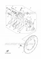 ETRIER DE FREIN ARRIERE pour Yamaha MT-07 de 2016