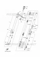 FOURCHE pour Yamaha MT-07 de 2016
