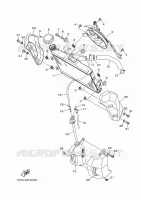 RADIATEUR / DURITES pour Yamaha MT-07 de 2016