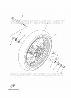 ROUE AVANT pour Yamaha MT-07 de 2016