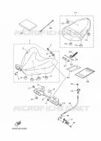 SELLE pour Yamaha MT-07 de 2016