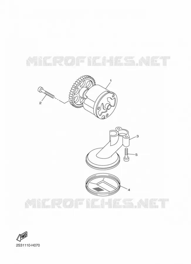 POMPE A HUILE Yamaha MOTO 1700 2016 VMAX  VMX17VMAX17