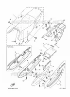 SELLE pour Yamaha YBR125ED de 2012