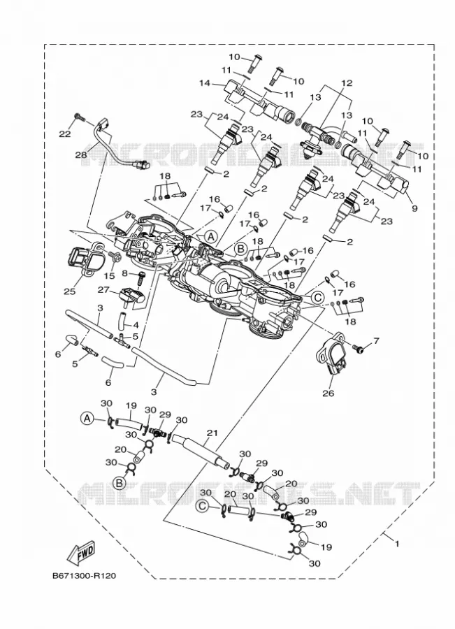 ADMISSION 2 Yamaha MOTO 1000 2016 MT  MTN1000