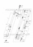 FOURCHE pour Yamaha MT-07 ABS de 2017
