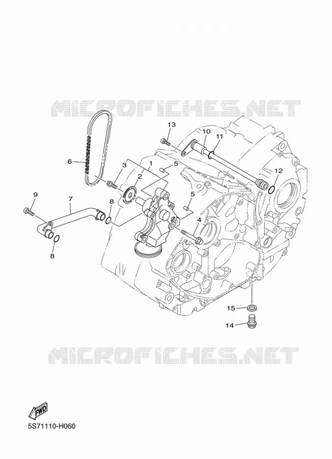POMPE A HUILE Yamaha MOTO 950 2016 XV  XVS950CU