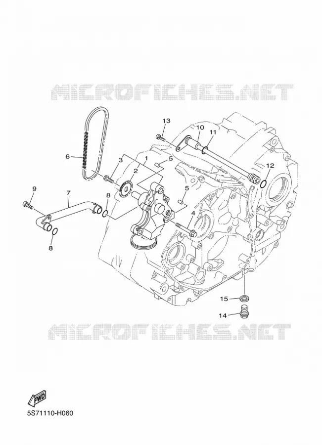 POMPE A HUILE Yamaha MOTO 950 2016 XV  XVS950CU