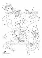 COUVERCLE LATERAL pour Yamaha XVS950CR de 2015