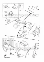 PARTIE ELECTRIQUE 2 pour Yamaha XVS950CR de 2015
