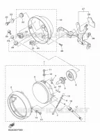 PHARE  pour Yamaha XVS950CR de 2015