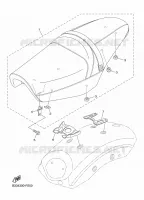 SELLE pour Yamaha XVS950CR de 2015