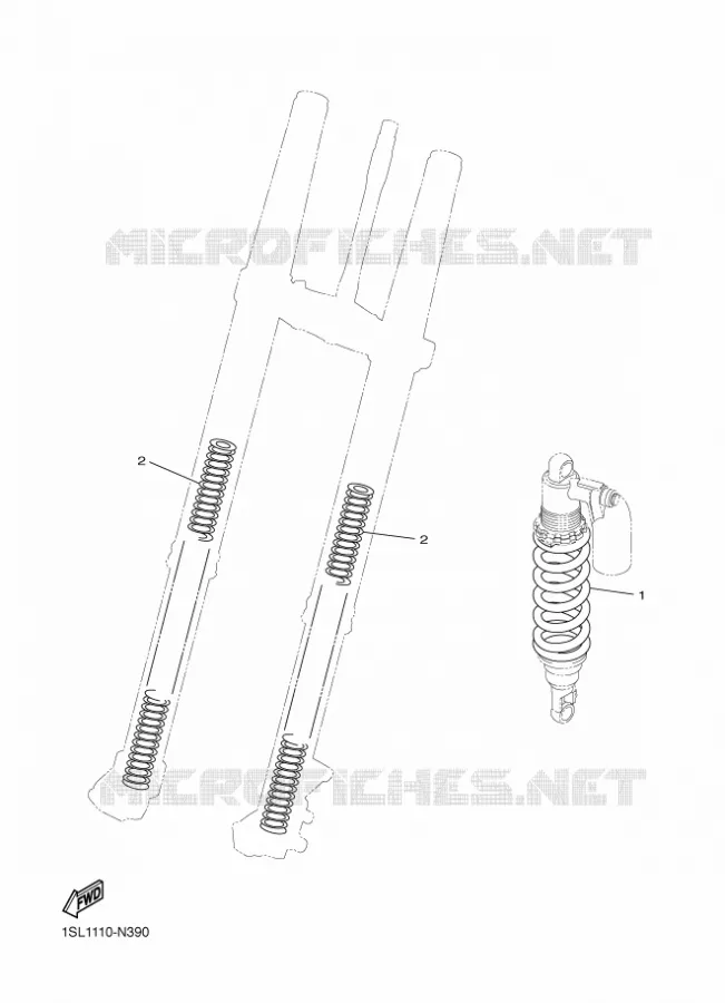 PIÈCES OPTIONNELLES Yamaha MOTO 450 2016 YZF  YZ450F
