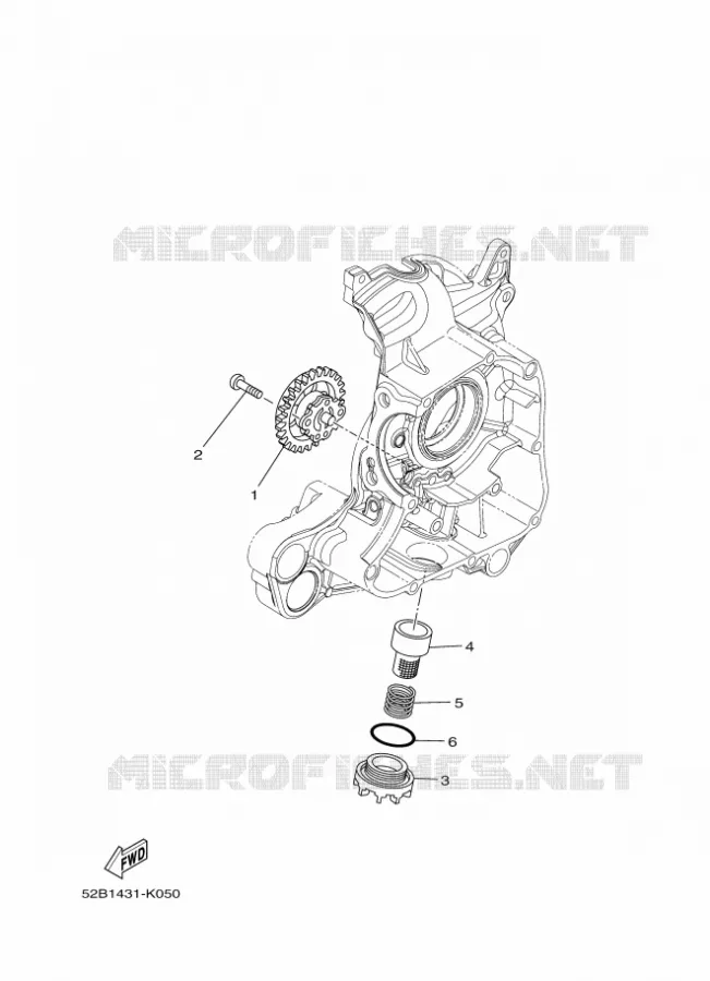 POMPE A HUILE Yamaha SCOOTER 115 2014 DELIGHT  XC115SD'ELIGHT